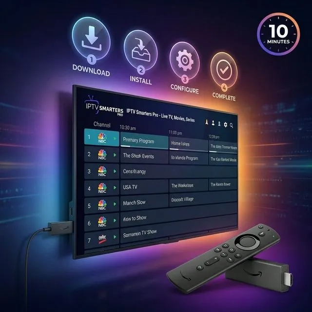 Step 1 — Subscribe to IPTV service and receive M3U URL and Xtream Codes credentials by email for Firestick setup