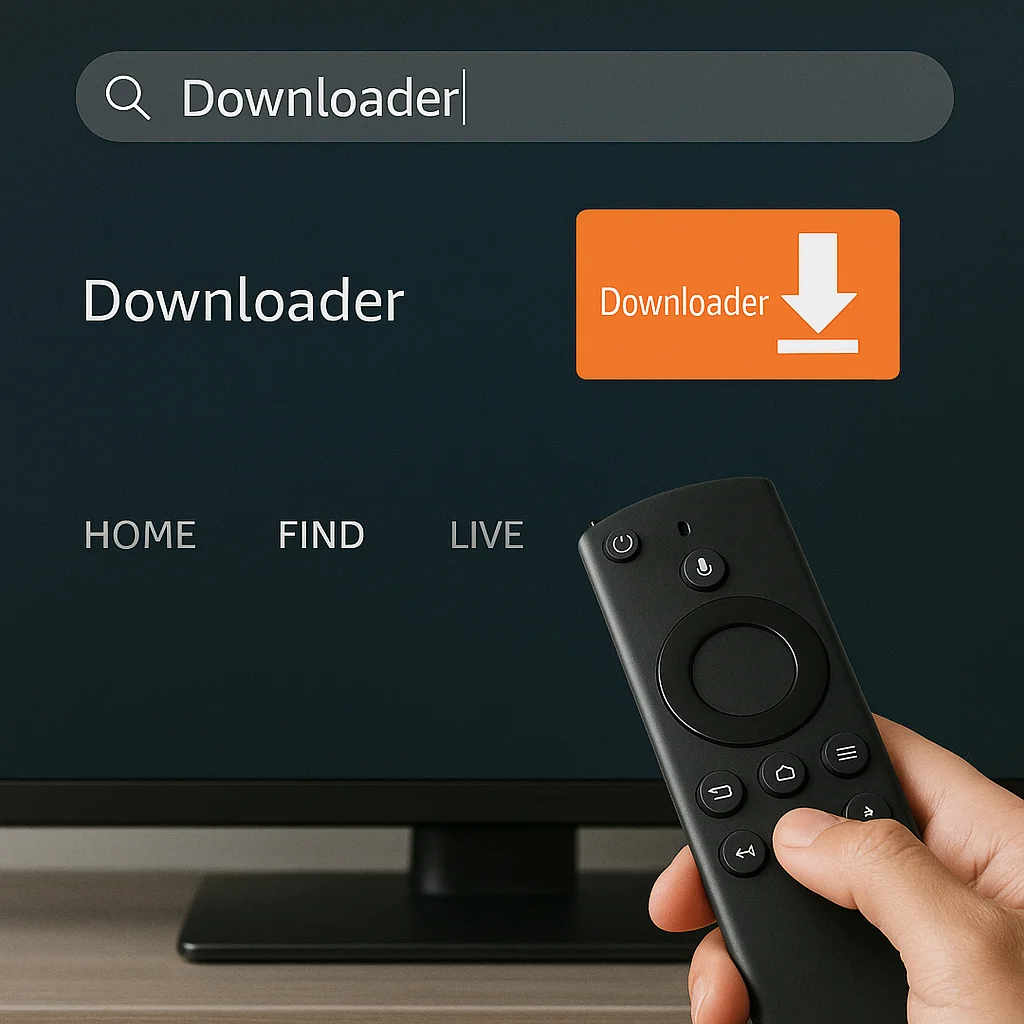 Step 3 — Install Downloader app from Amazon App Store on Firestick to sideload IPTV apps like TiviMate and IPTV Smarters Pro