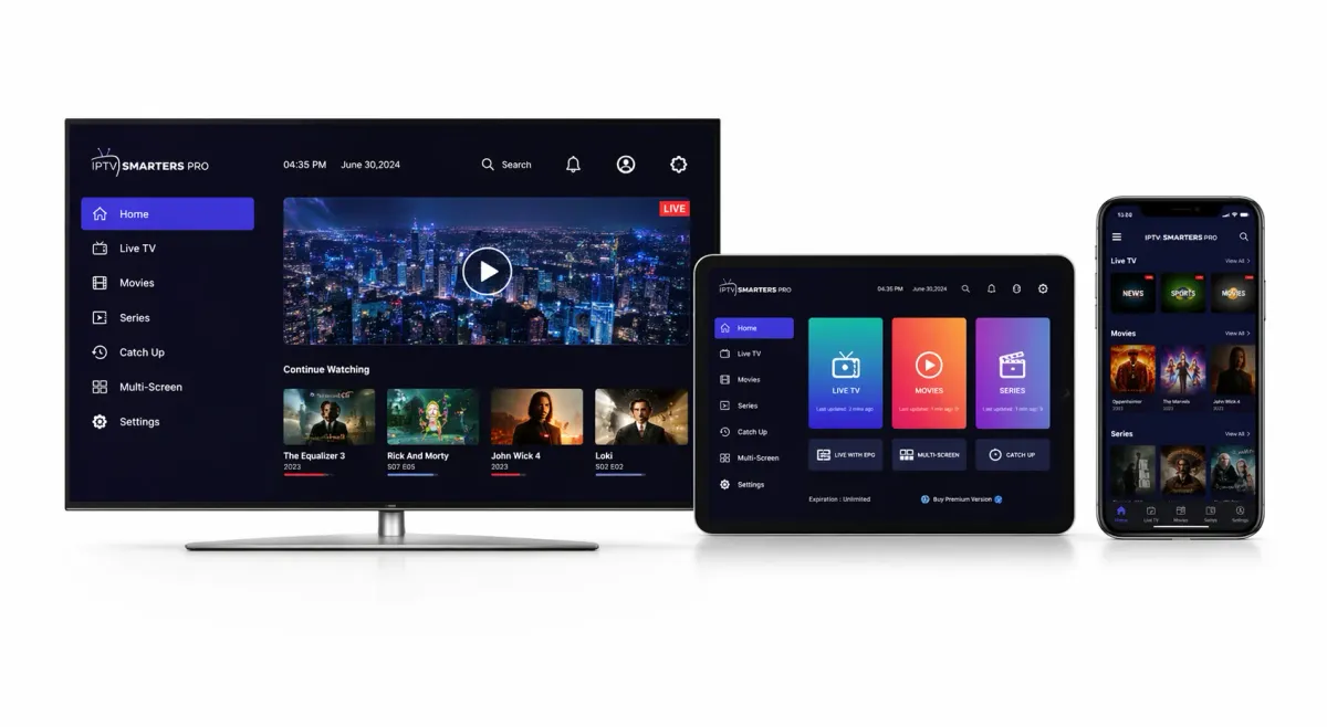 IPTV USA — best IPTV service for American viewers showing cord-cutting from cable TV to 50,000 live channels streaming over broadband internet 2026